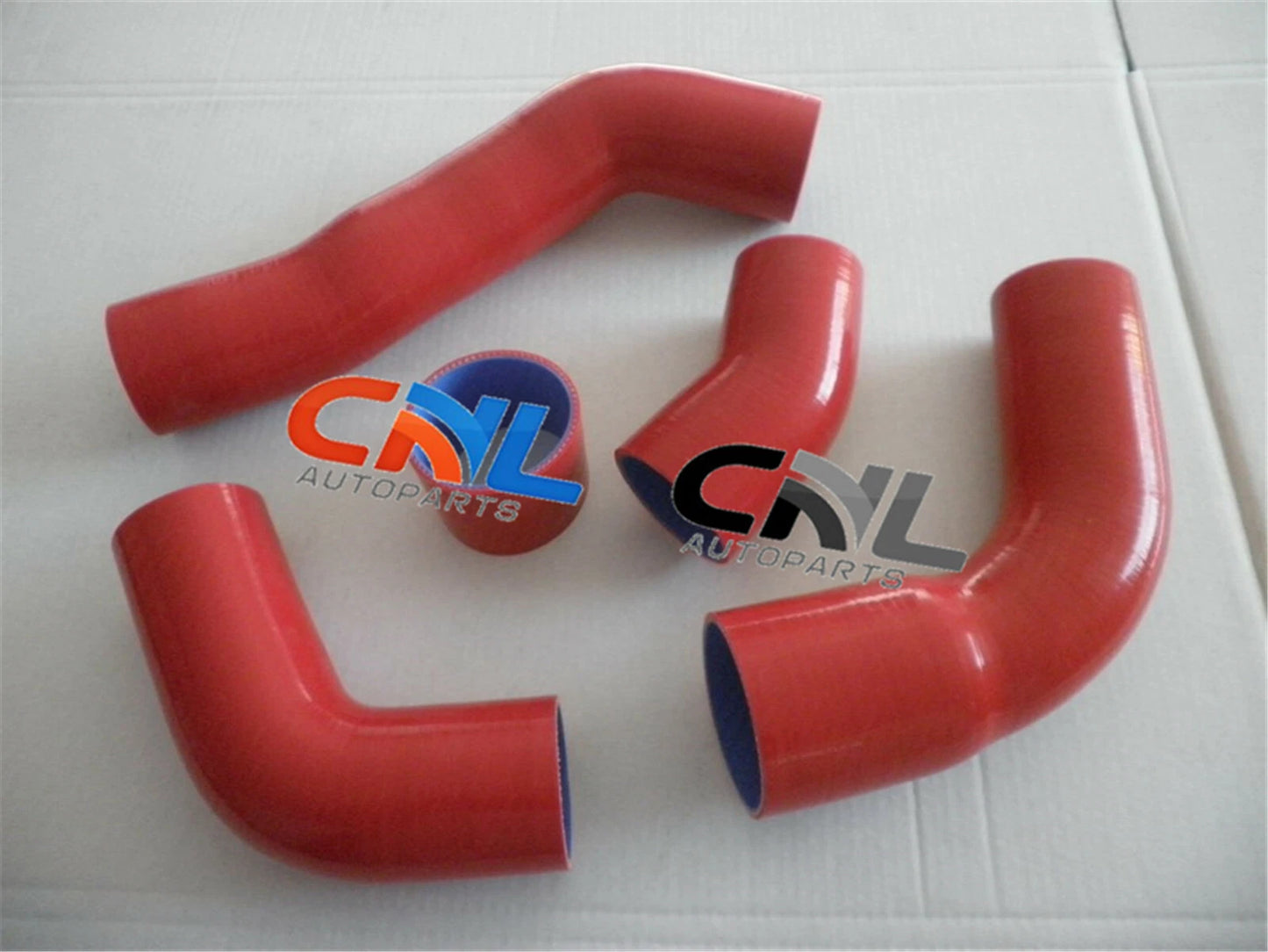 Red Silicone Intercooler Turbo Hose Kit for Toyota Supra JZA80 (1993-2002)