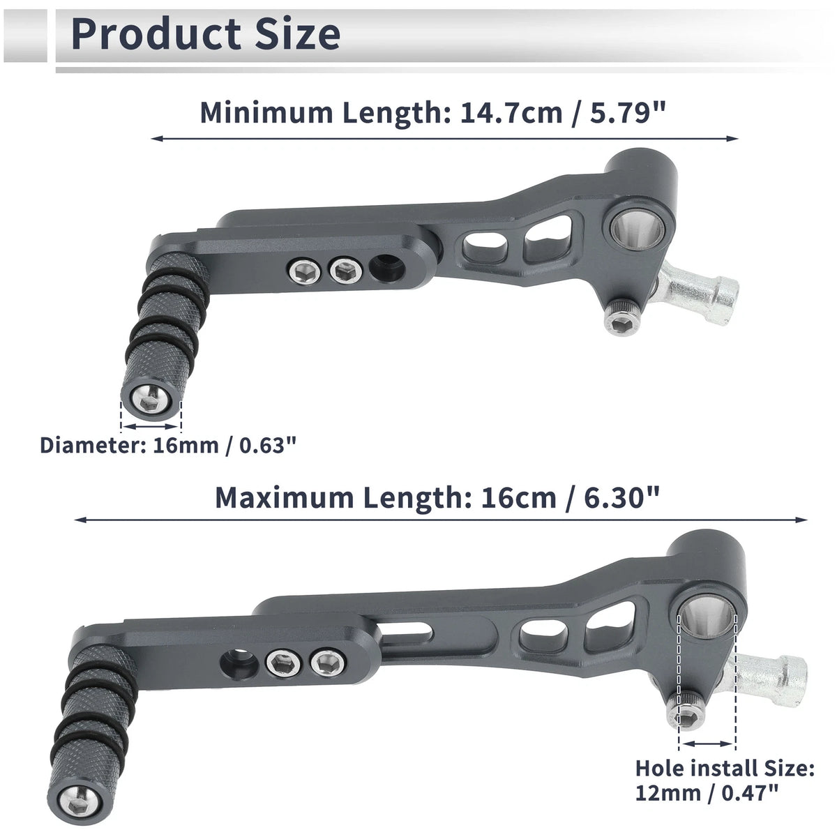 Titanium Tone Gear Shifter Lever for Suzuki GSX250R (2017-2023)