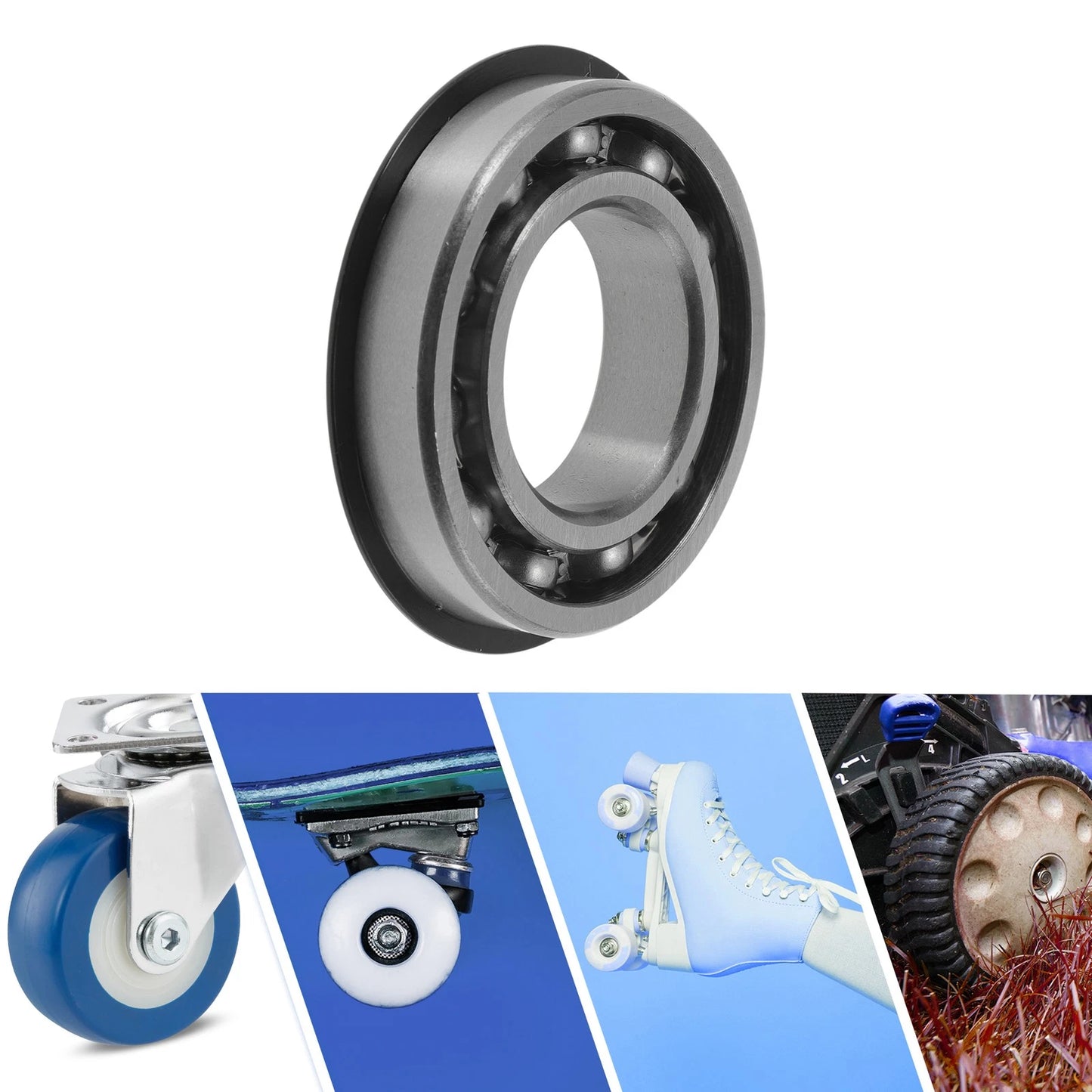 6006NR 30x55x13mm Deep Groove Ball Bearings 1Pc for Scooter Skateboard Wheel