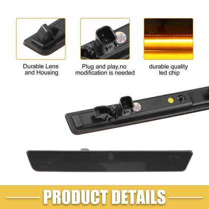 LED Side Marker Light for Dodge Amber Red Light