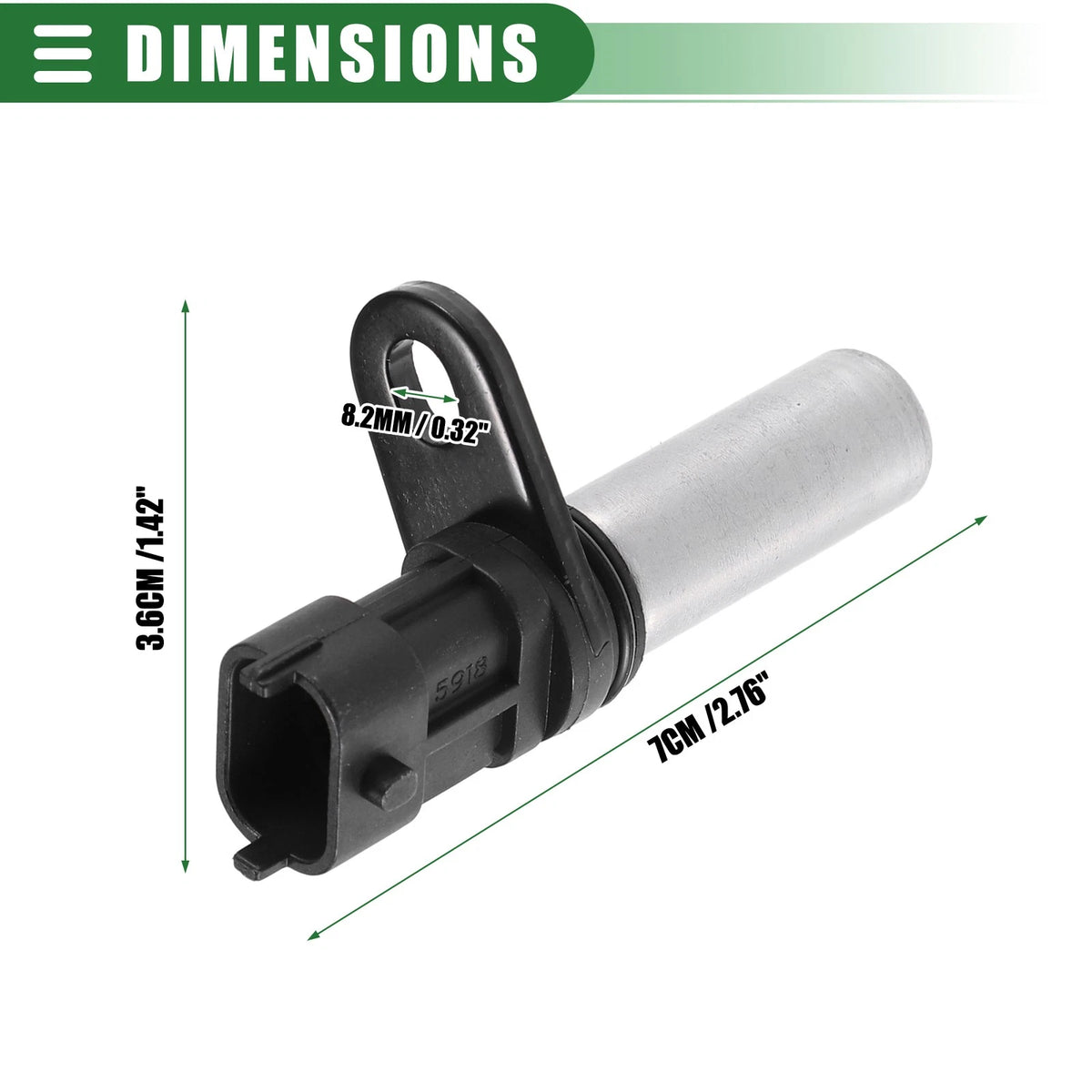 Crankshaft Position Sensor for Hyundai Azera, Santa Fe, Sonata (2006-2010)