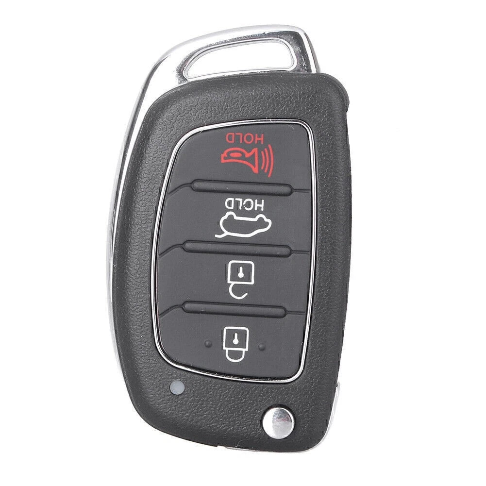 Remote Car Key Fob Shell Case 4 Buttons for Hyundai Santa Fe (2013-2014)