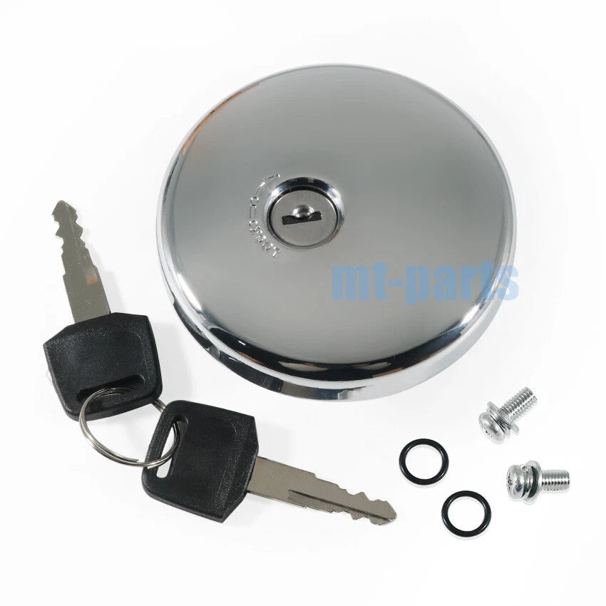 Fuel Gas Tank Cap Cover Keys for Kawasaki VN1500 Vulcan 1500 Classic (2001-2008)