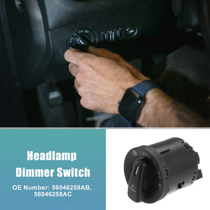 Headlight Switch / Dimmer for Dodge Durango Black
