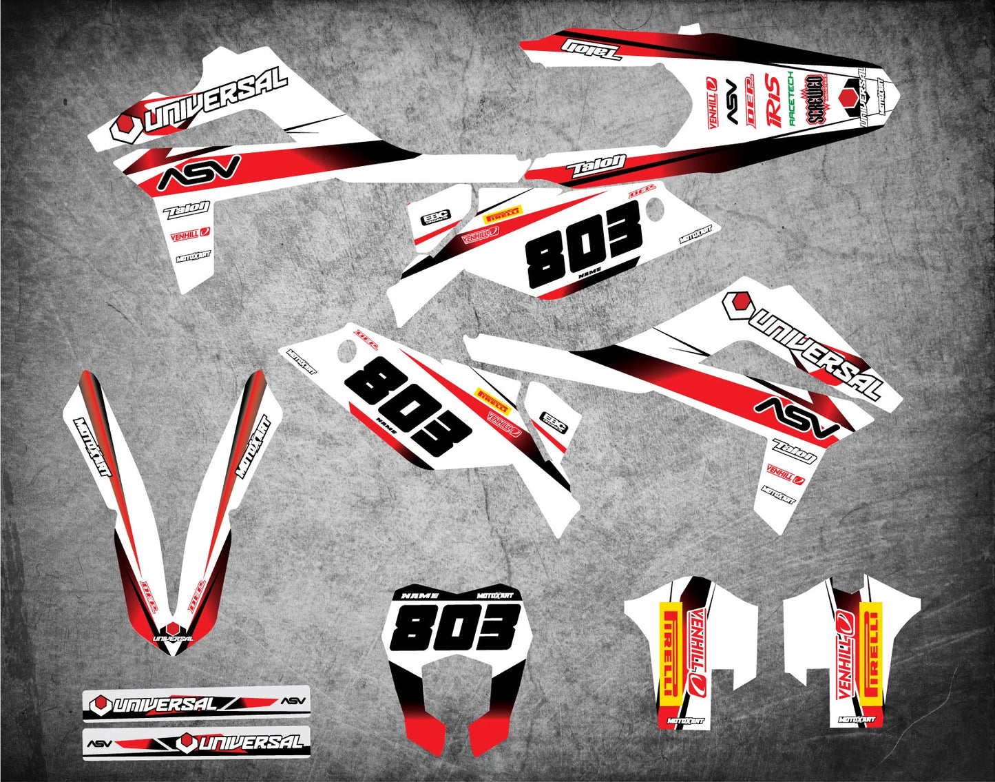 Custom Graphics Full Kit for Gas Gas EC 250 300 (2012-2014)