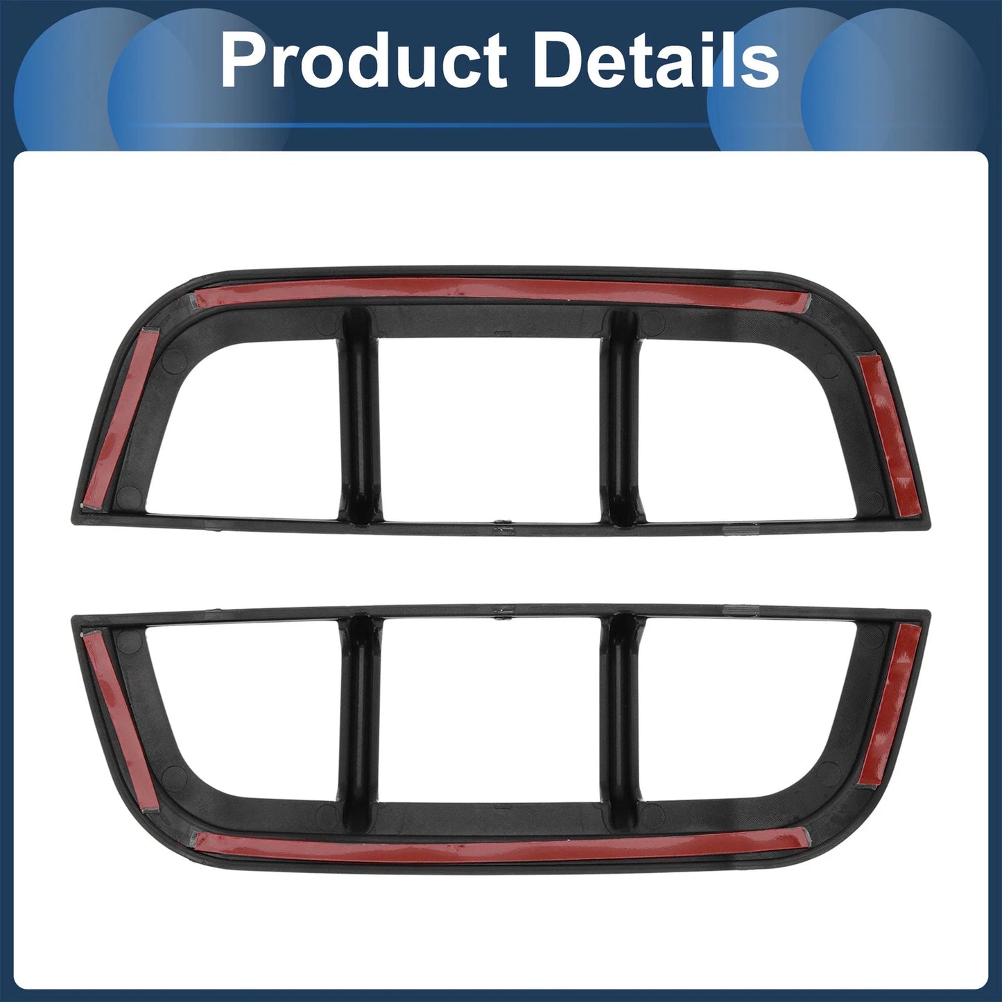 Headlight Trim Bezels for Ford Bronco  - 2 x Front Left & Right