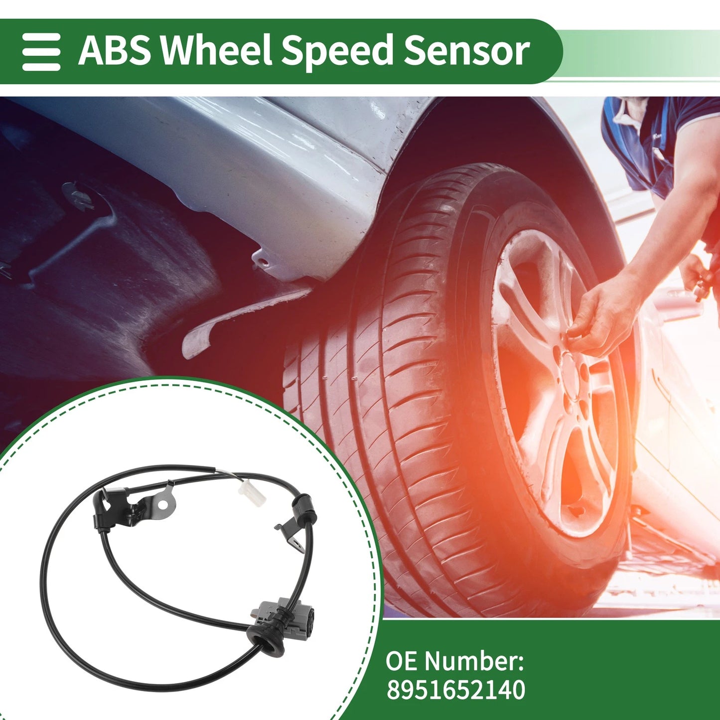 ABS Wheel Speed Sensor for Toyota Yaris (2013-2014) - 1 Pc