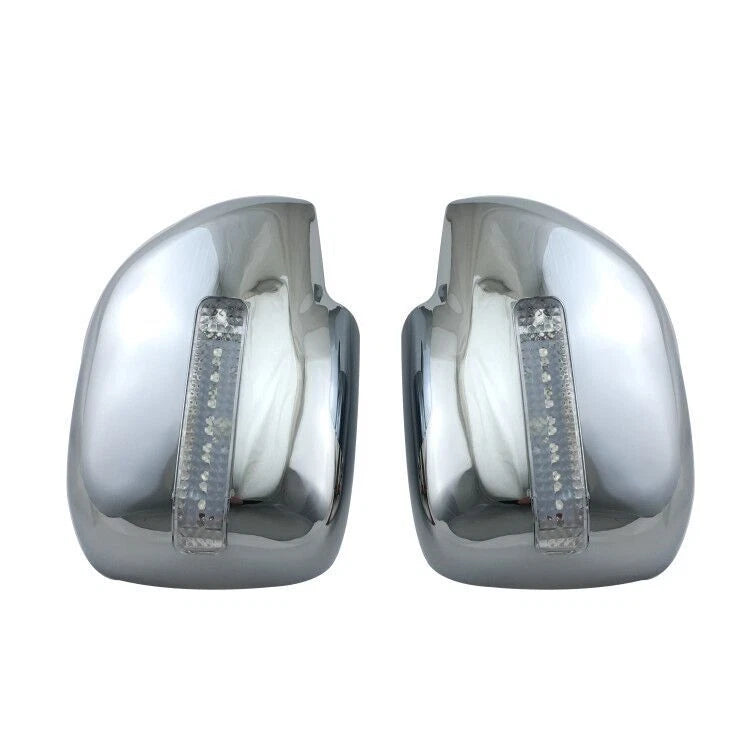 Chrome Rearview Mirror LED Light Cover Trim for Lexus LX470 (1998-2003) 2 x pcs