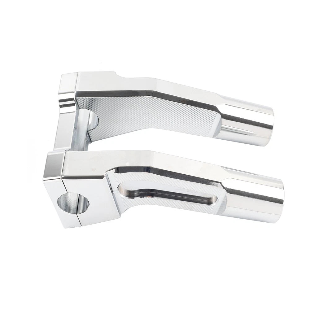 6" Pullback Handlebar Risers Clamp Chrome for Harley 1" Handlebar