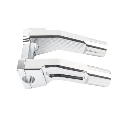 6" Pullback Handlebar Risers Clamp Chrome for Harley 1" Handlebar