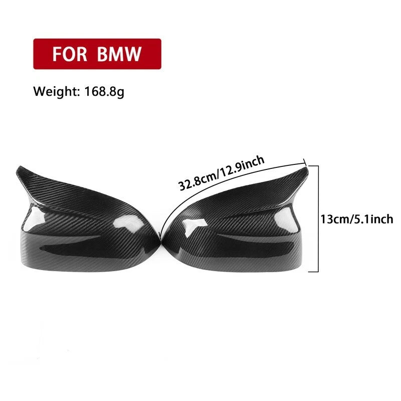 Carbon Fiber Add-on Side Mirror Cover Trim for BMW G01 G02 G05-G07 /X3-X7 21+