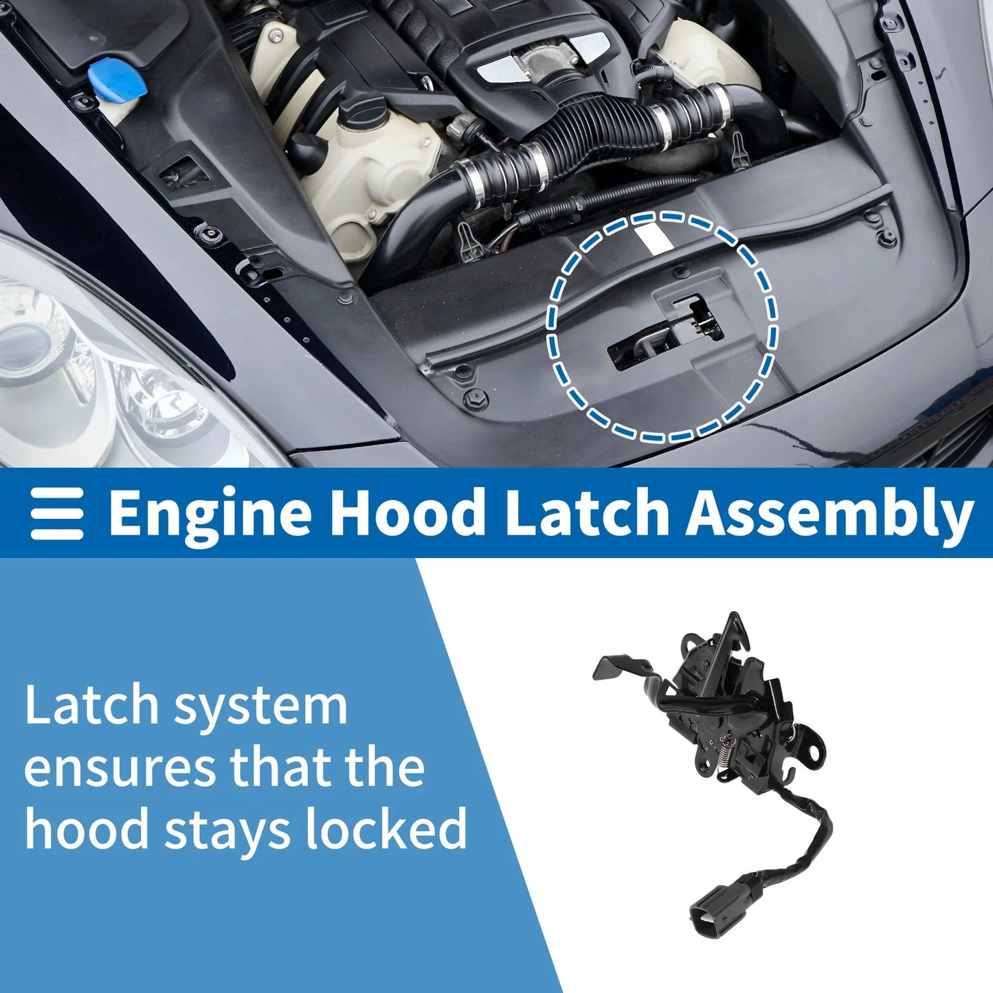 Bonnet Latch Assembly for Toyota PRADO (2009-2017) - 1 x Quality Replacement