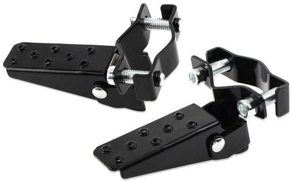 Clamp-on Steel Axle Foldable Foot Step Pegs for MTB BMX Bike
