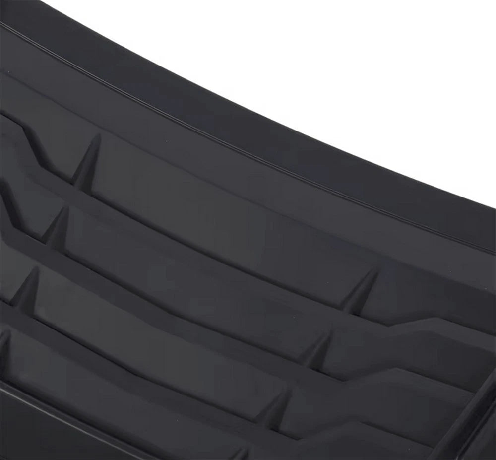 Black ABS Plastic Hood Vent Scoop Cover for Car Air Intake Grille Trim