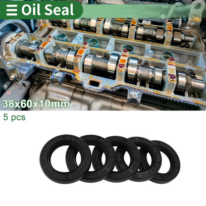 Oil Seal 38x60x10mm NBR Black for Vehicle