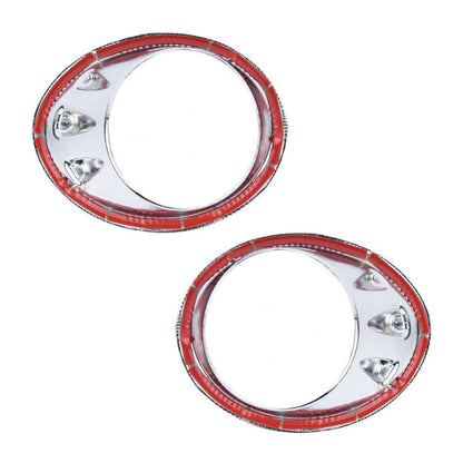 Fog Light Cover Trim Chrome Fits Isuzu D-MAX Rodeo 2WD Ute Truck 2007-11 D06