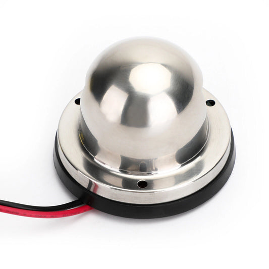 2 x 1 LED Navigation Lights for Boat (12V) Stainless Steel