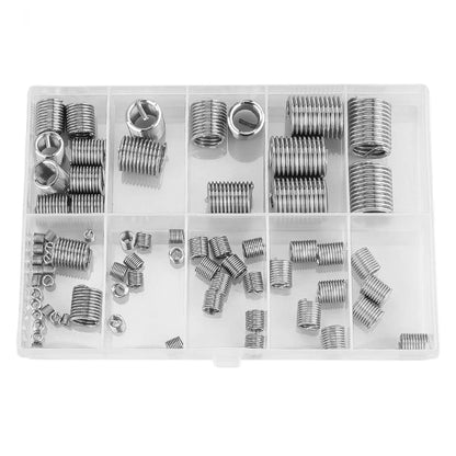 60 x Helicoil Stainless Steel Thread Repair Inserts for Various Sizes - New
