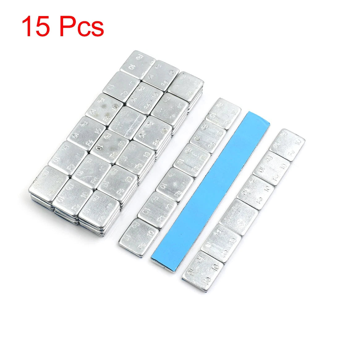 2.1oz Adhesive Back Wheel Balance Weights Strips 136x19mm 15pcs