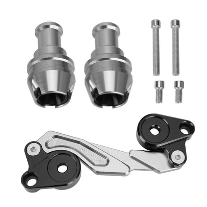 Crash Slider Protector Silver for Yamaha Nvx Aerox Nmax (2015-2019)