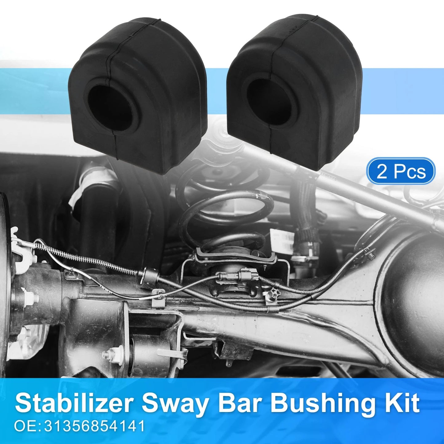 Sway Bar Bushing Set for BMW X5 (2012-2018) - 2 Pcs Black