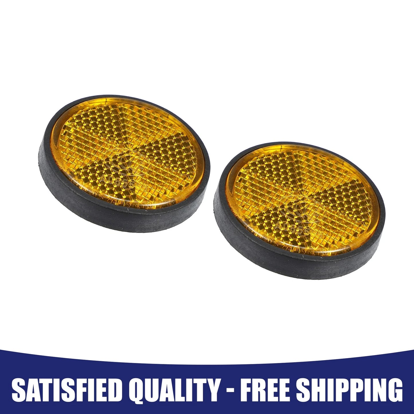 2 x M6x1.0 Screw Mount Reflective Warning Reflector for Bike Universal