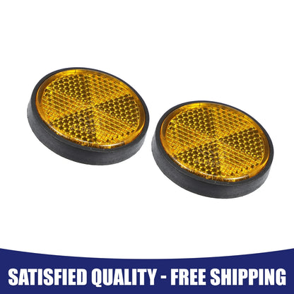 2 x M6x1.0 Screw Mount Reflective Warning Reflector for Bike Universal