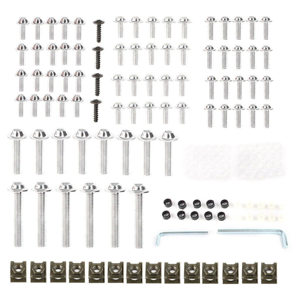Fairing Bolt Kit Screws for Kawasaki Ninja ZX6R ZX7R ZX9R ZX14