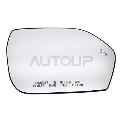 Blind Spot Heated Mirror Glass / 2 x Pair for Ford Explorer (2020–2023)
