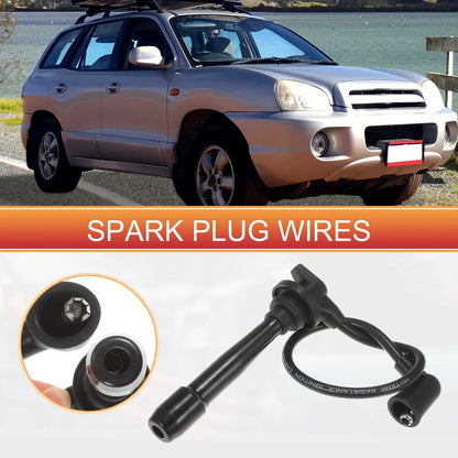 6 x Spark Plug Wire Ignition Coil Cables for Hyundai Sonata (1999-2005)