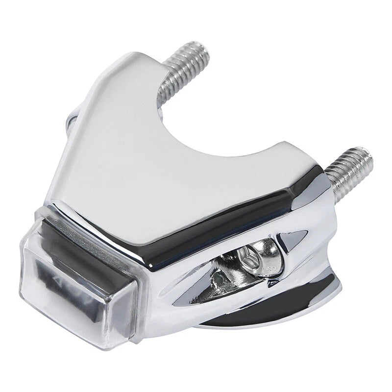 Chrome Clutch Bracket Switch ON/OFF Button for Harley Touring Sportster Dyna