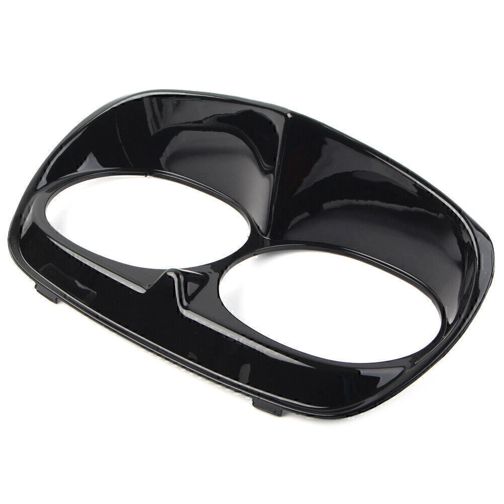 Black Headlight Bezel Scowl Outer Fairing for Harley Road Glide (1998-2013)