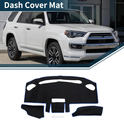Dashboard Cover Mat for Mazda Flair Wagon (2012-2020) Black Blue Set