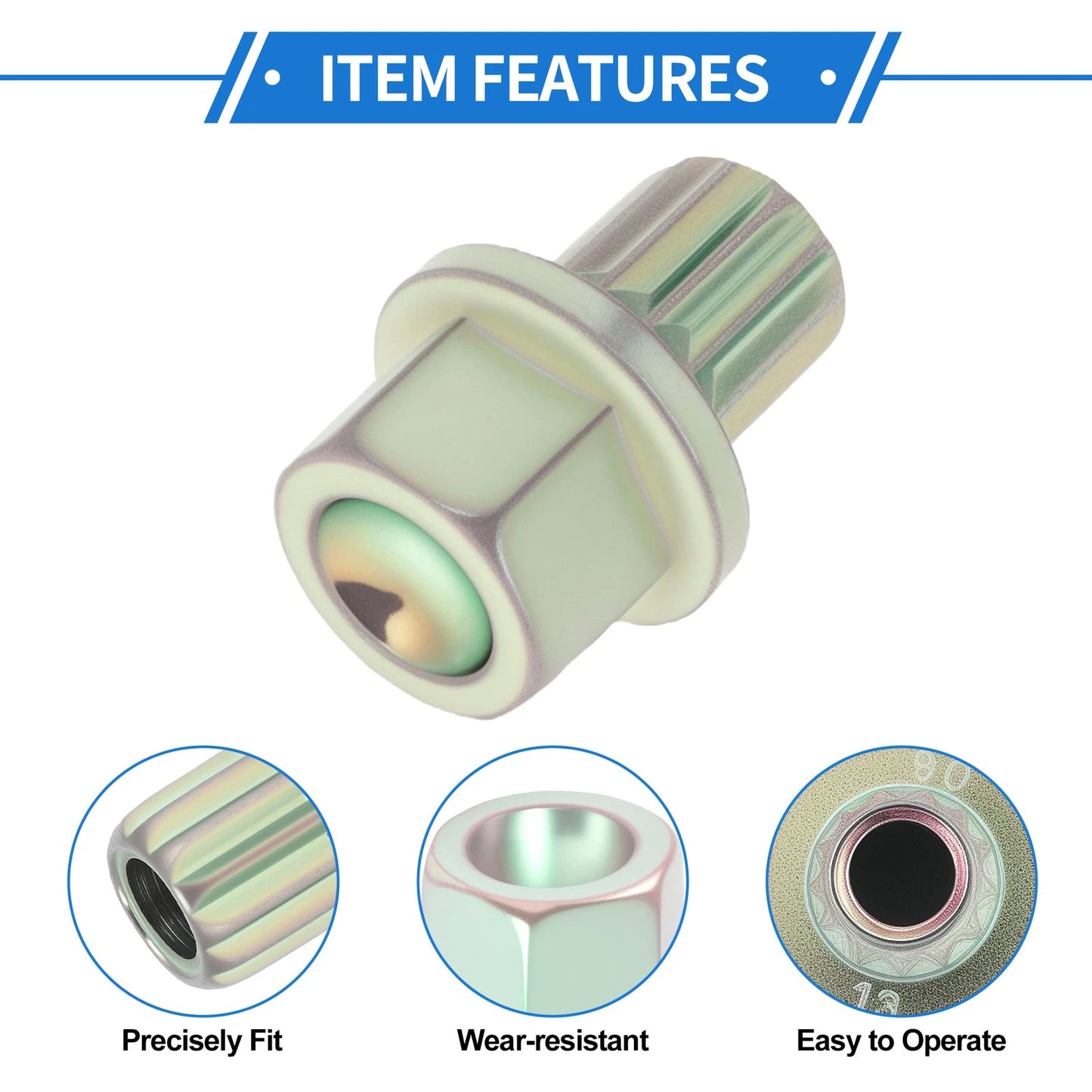 30/13PT Wheel Lock Lug Nut for BMW Anti Theft Removal Key Socket Adapter