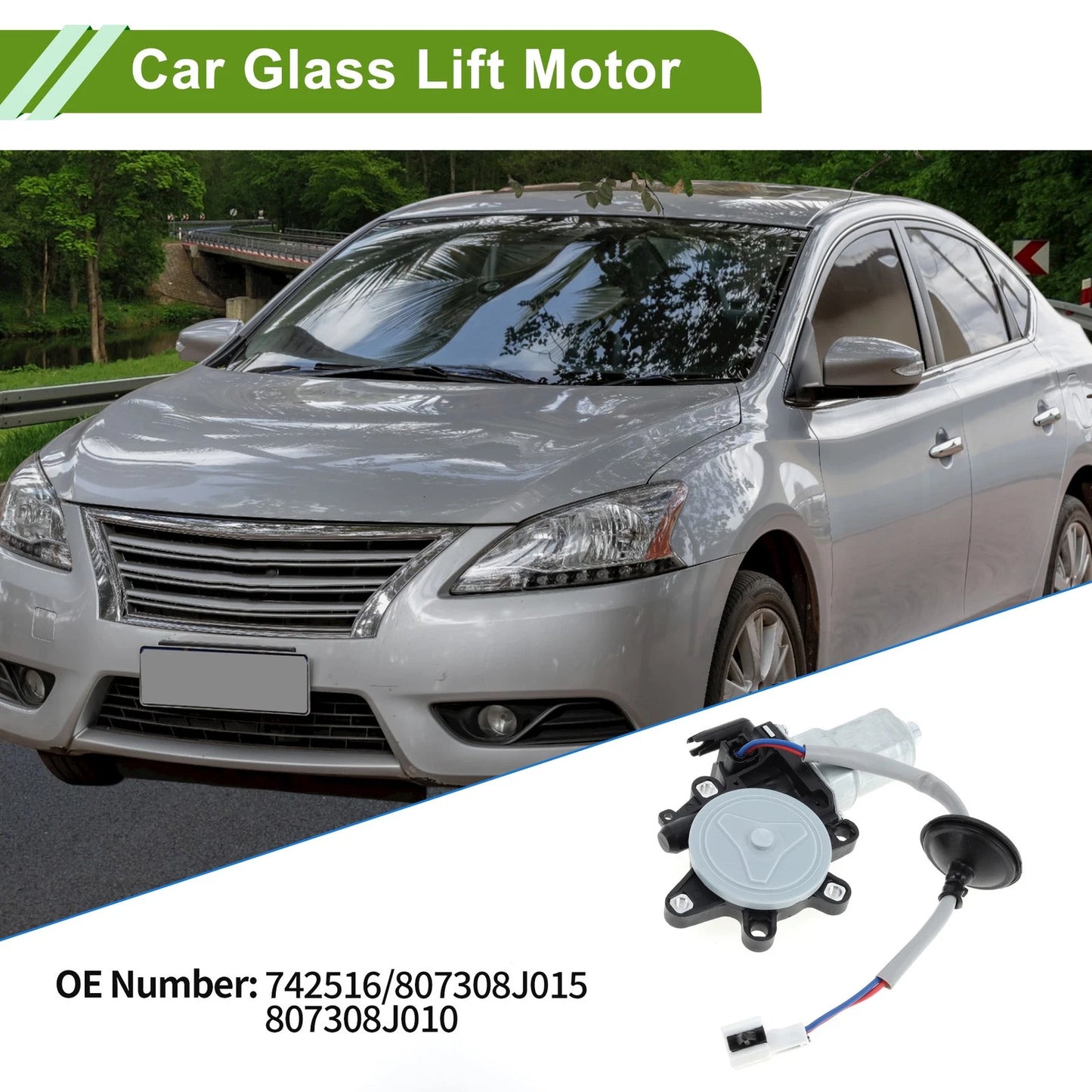 Front Right Power Window Regulator Motor for Nissan Altima (2002-2006)