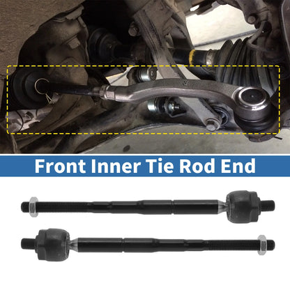 Front Inner Tie Rod End Links for Ford Flex (2013-2016)