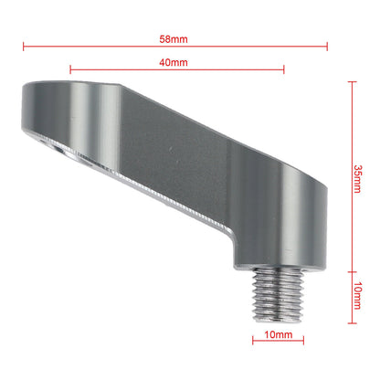 10mm Handlebar Mirror Extension for Yamaha XTZ 700, XT 1200 ZE (2017-2023)