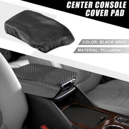 Center Console Cover for Volvo V60 Carbon Fiber Black (2018-2023)