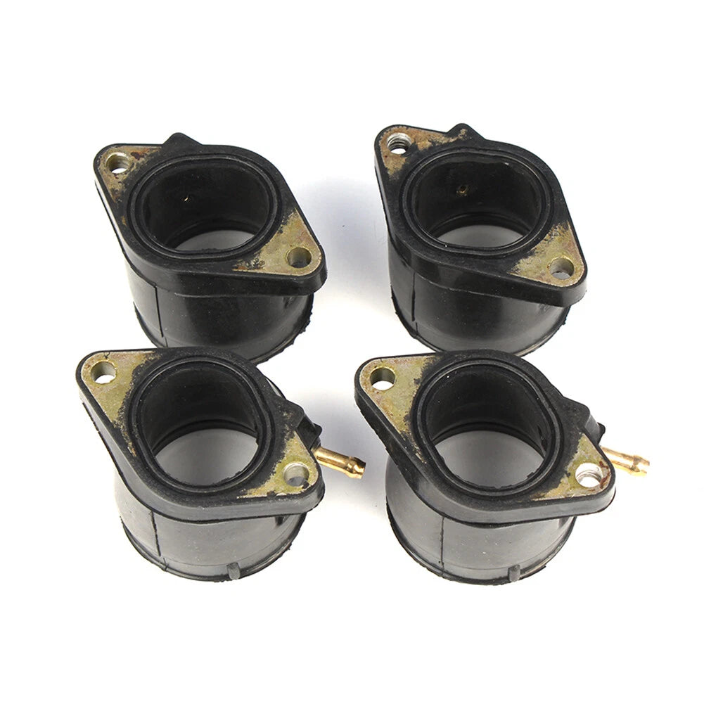 4X Rubber Carburetor Intake Manifold Boots for Yamaha YZF600R (1995-2007)