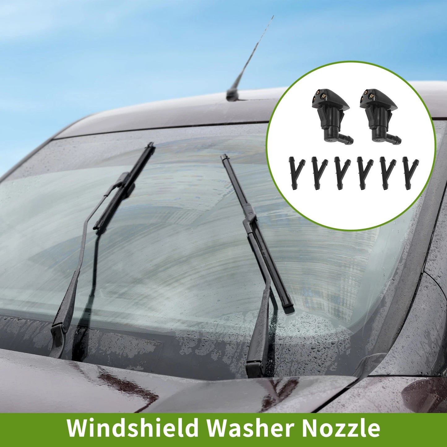 Windshield Washer Nozzle & Hose Connector for Hyundai ( Specified)