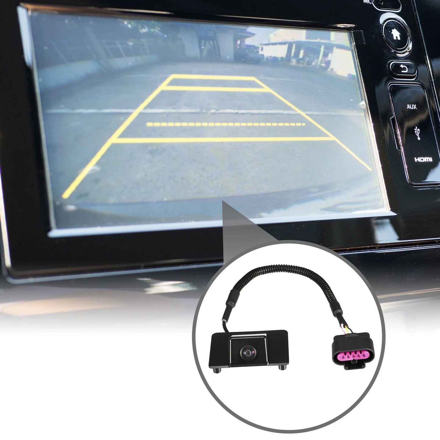 Rear View Back Up Camera for Chevrolet Suburban 1500 2500 3500 (2008)