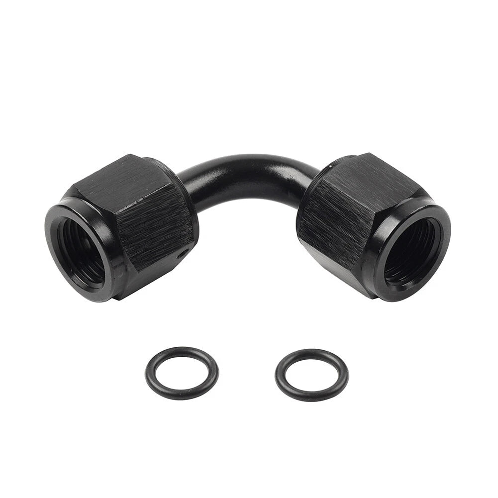 4AN Female to Female 90�� Swivel Coupler Fitting Adapter Connector