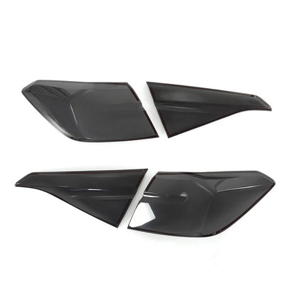 4 x Smoke Black Rear Tail Light Shade Covers for Honda Civic (2021-2023)