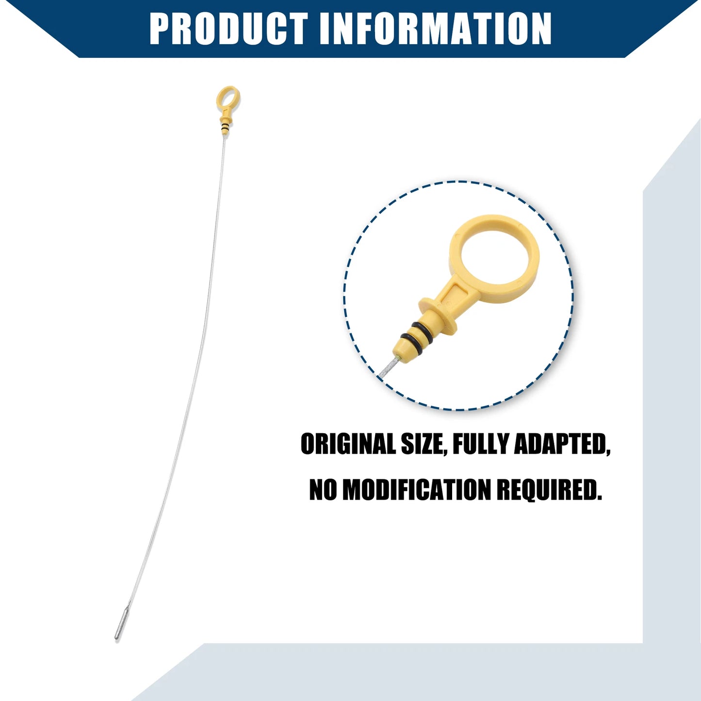 Engine Oil Level Indicator Dipstick for Chevrolet Caprice Metal Yellow