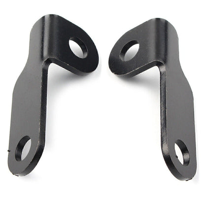 Black Fork Clamp Turn Signal Light Mount for Harley Motorcycle