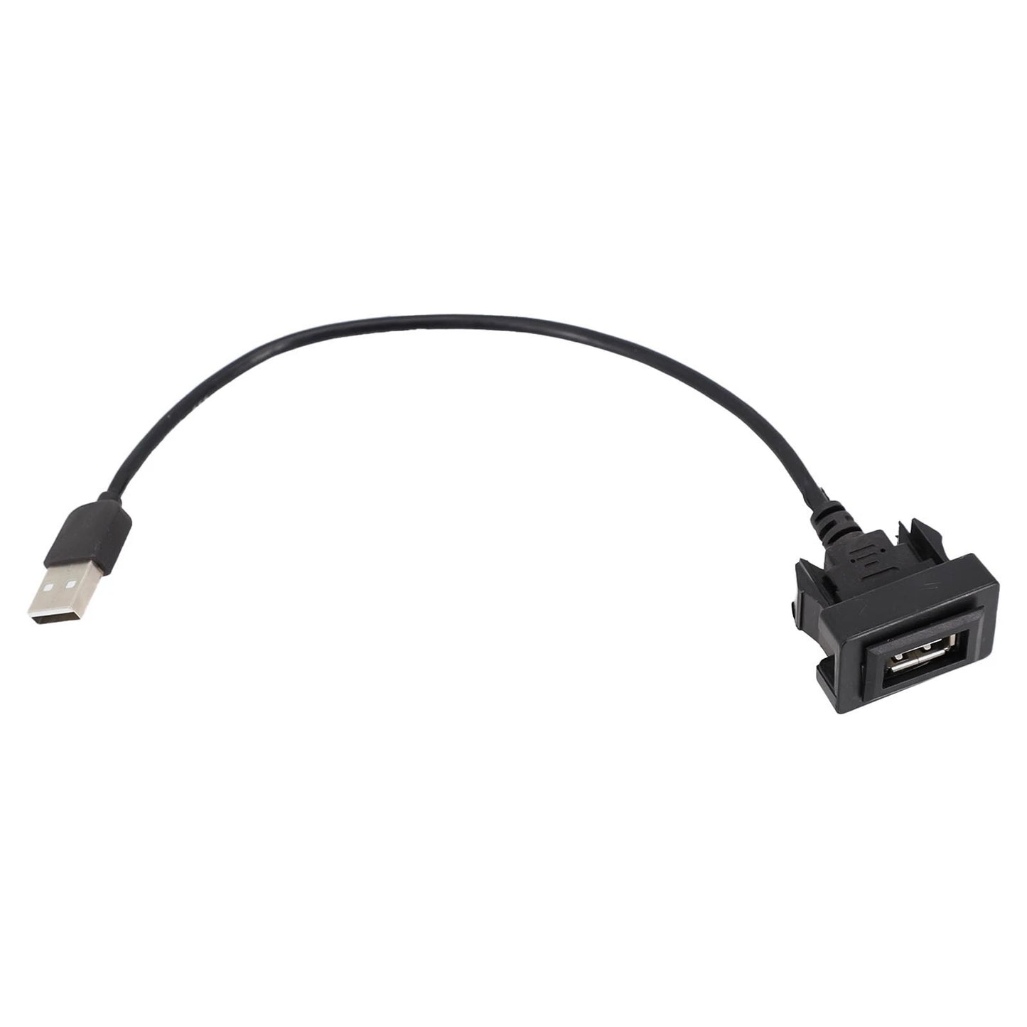DASH Flush Mount USB Port Panel Extension Cable Adapter for Toyota