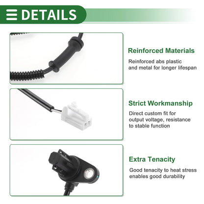 ABS Wheel Speed Sensor for Kia Sorento (2007-2009) Rear Left