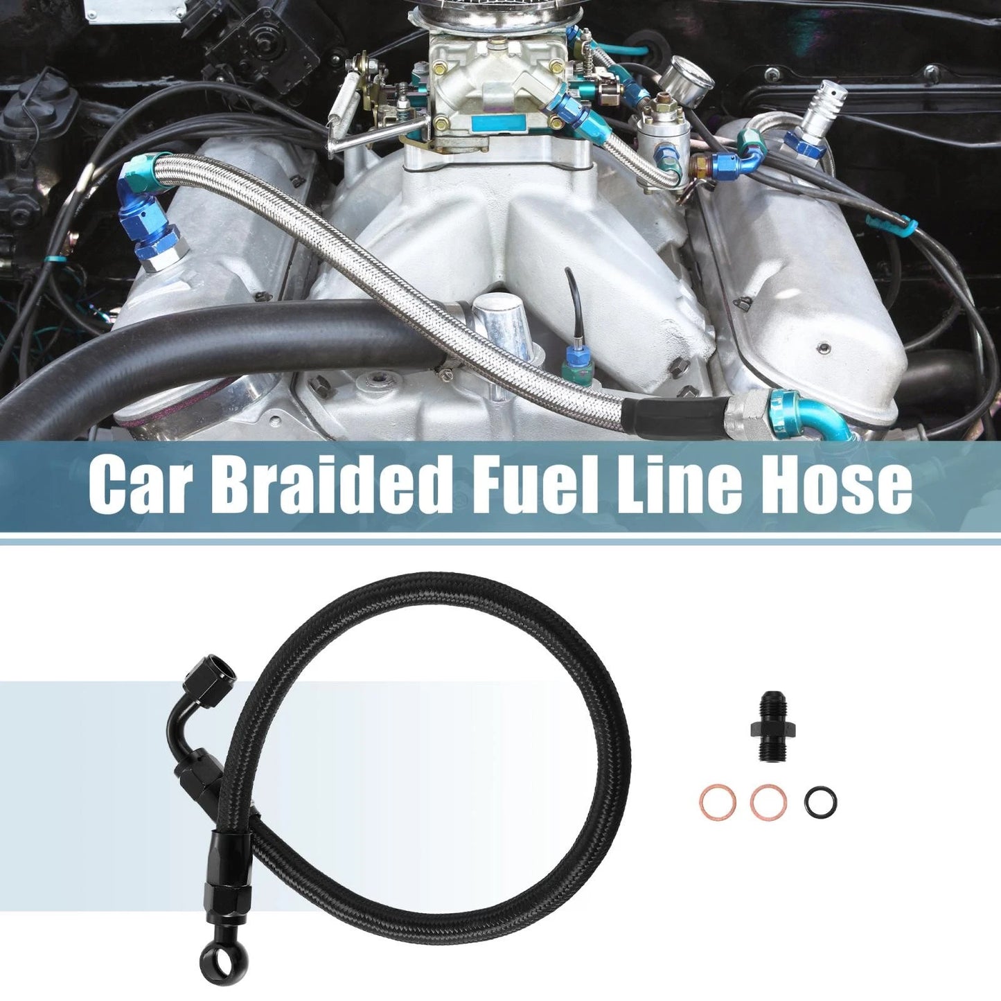 Braided Fuel Line for Honda Accord Civic and Acura Integra B/D Series Engine