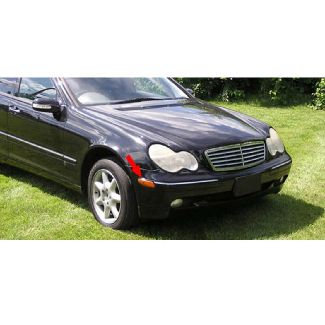 Right Side Marker Light Amber Lens for Benz C-Class W203 (2001-2007)