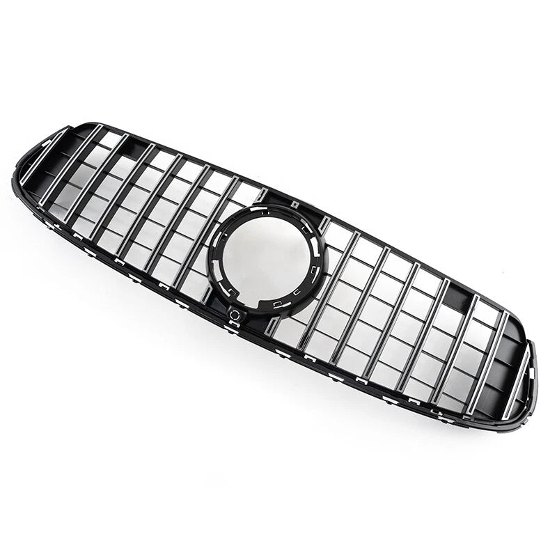 Chrome & Black GT Front Grille for Mercedes Benz X253 GLC43 (2020-2023)